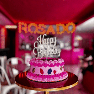 Bejeweled Ribbons Cake